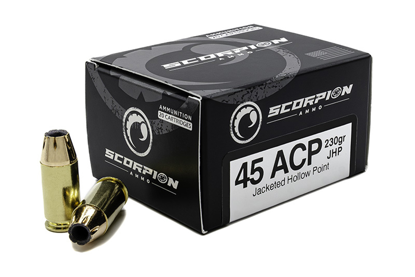 Scorpion 45 ACP 230 gr JHP Defense 20/Box